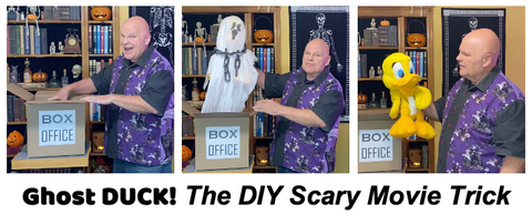 Ghost DUCK! The DIY Scary Movie Trick
