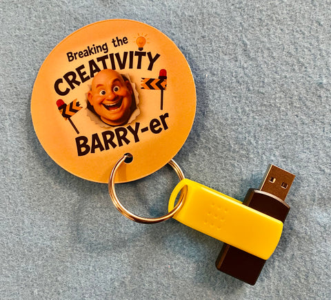 Breaking the Creativity BARRY-er Flash Drive