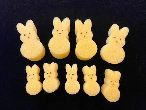 BEEPS ...Sponge Marshmallow Rabbits by Timothy Pressley