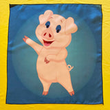 Animal Silks & SKUNK, RABBIT, CHICKEN, ELEPHANT, PIG, PUFF of Smoke