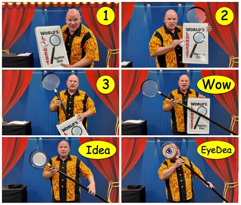Appearing Magnifying Glass