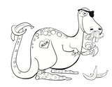 AI Dinosaur Coloring Sheet Maker
