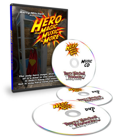 Hero Magic, Music, & More DVD/CD/PDF Book